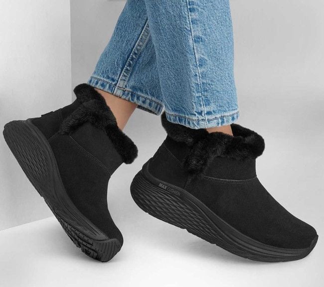 Skechers Μποτάκι Γυναικείο - Max Cushioning Elite 2.0 Boot - Cozy Bliss 144366-BBK Black - Image 3