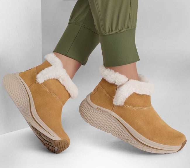 Skechers Μποτάκι Γυναικείο - Max Cushioning Elite 2.0 Boot - Cozy Bliss 144366-CSNT BROWN - Image 3