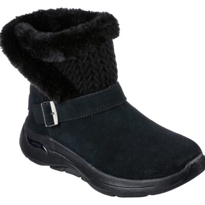 Skechers Μποτάκι Γυναικείο - GO WALK Arch Fit - 144422-BBK - Black
