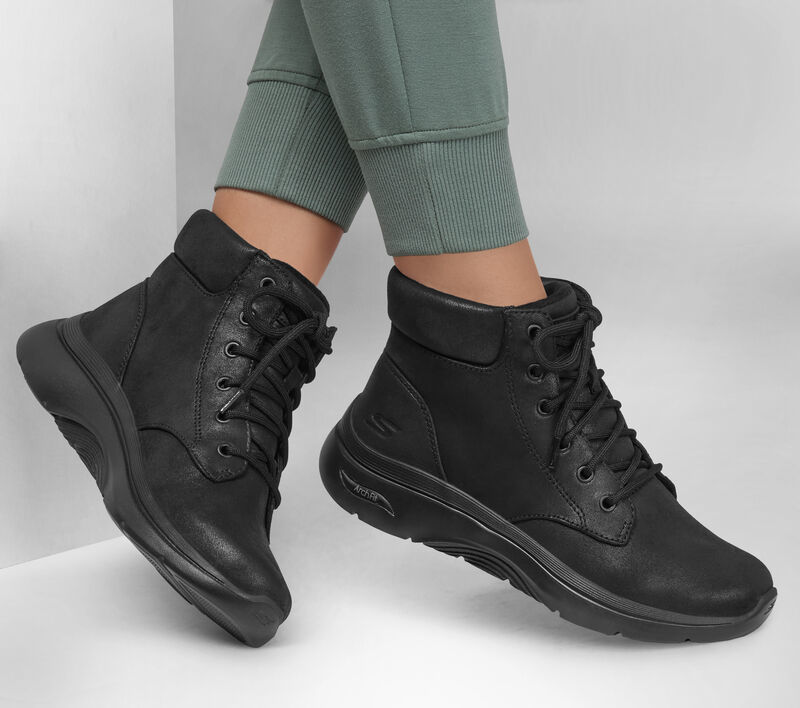 Skechers Μποτάκι Γυναικείο - GO WALK Arch Fit 2.0 - Mountain View - 144558-BBK - Black - Image 3