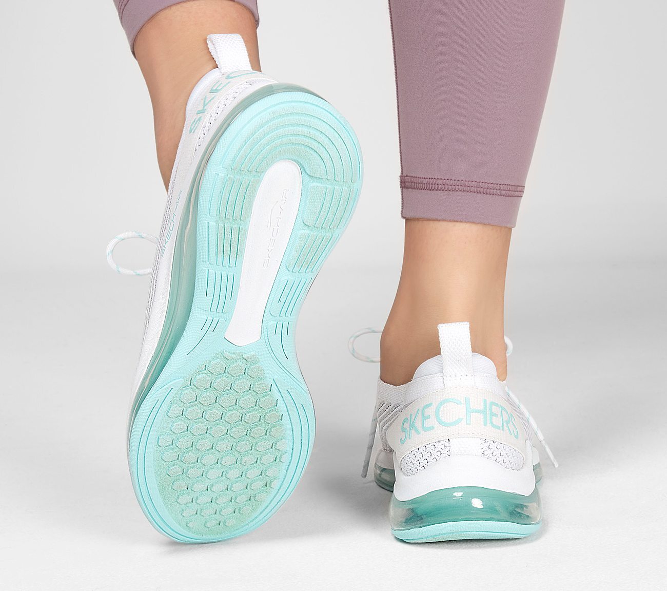 Skechers Γυναικείο Παπούτσι - Skech-Air Element 2.0 - 149401-WTQ - White-Turquoise - Image 4