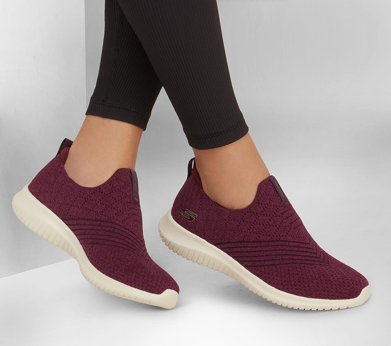 Skechers Γυναικείο Παπούτσι - Ultra Flex - Spruce Up - Delightful Joy - 149426-BURG -Burgundy - Image 4