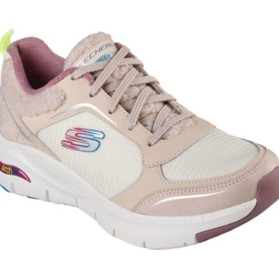 Skechers Παπούτσι Γυναικείο - Luxe Sherpa: Arch Fit - Cozy Spirit 149737-NAT
