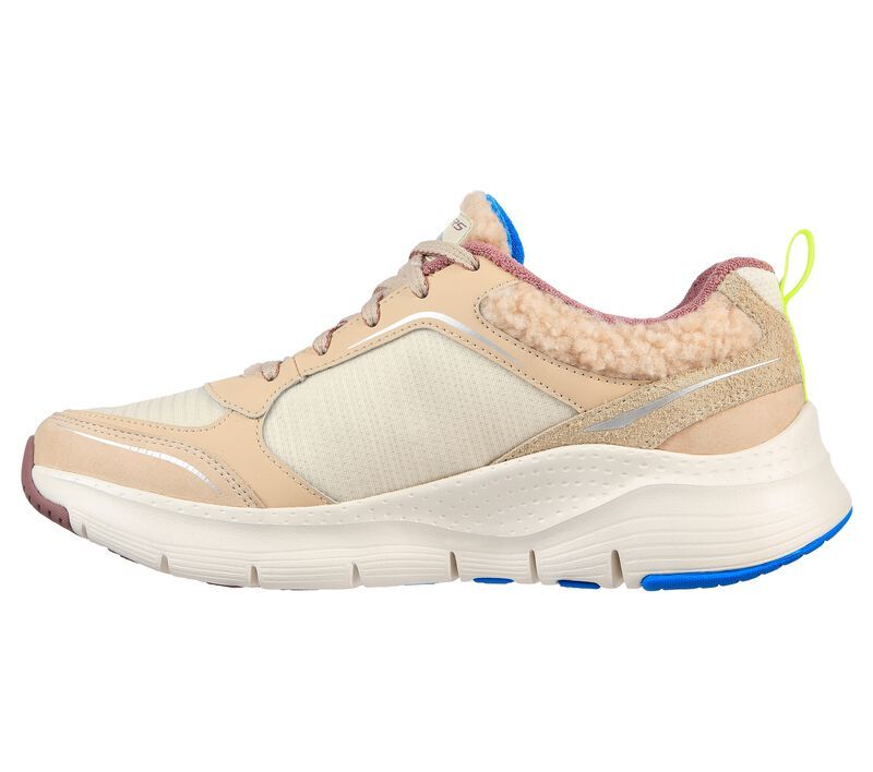 Skechers Παπούτσι Γυναικείο - Luxe Sherpa: Arch Fit - Cozy Spirit 149737-NAT - Image 4