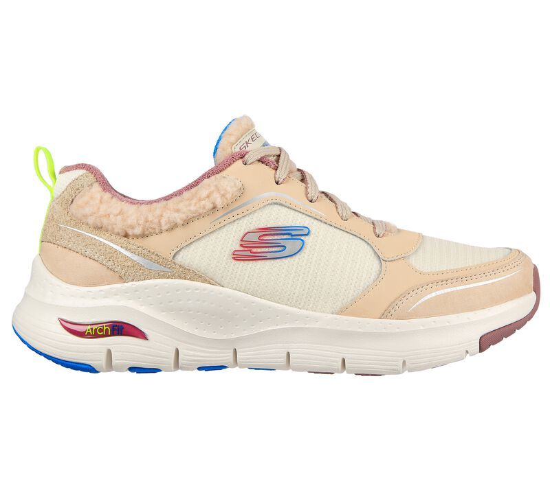 Skechers Παπούτσι Γυναικείο - Luxe Sherpa: Arch Fit - Cozy Spirit 149737-NAT - Image 5