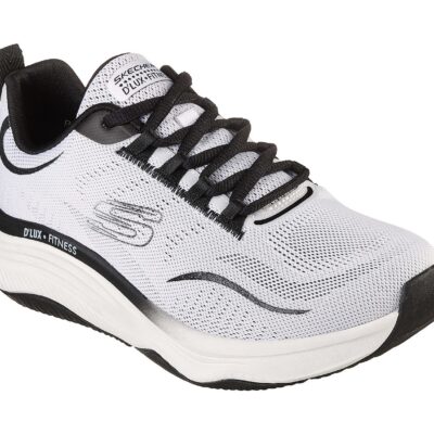 Skechers Παπούτσι Γυναικείο - Relaxed Fit: DLux Fitness 149833-WBK WHITE