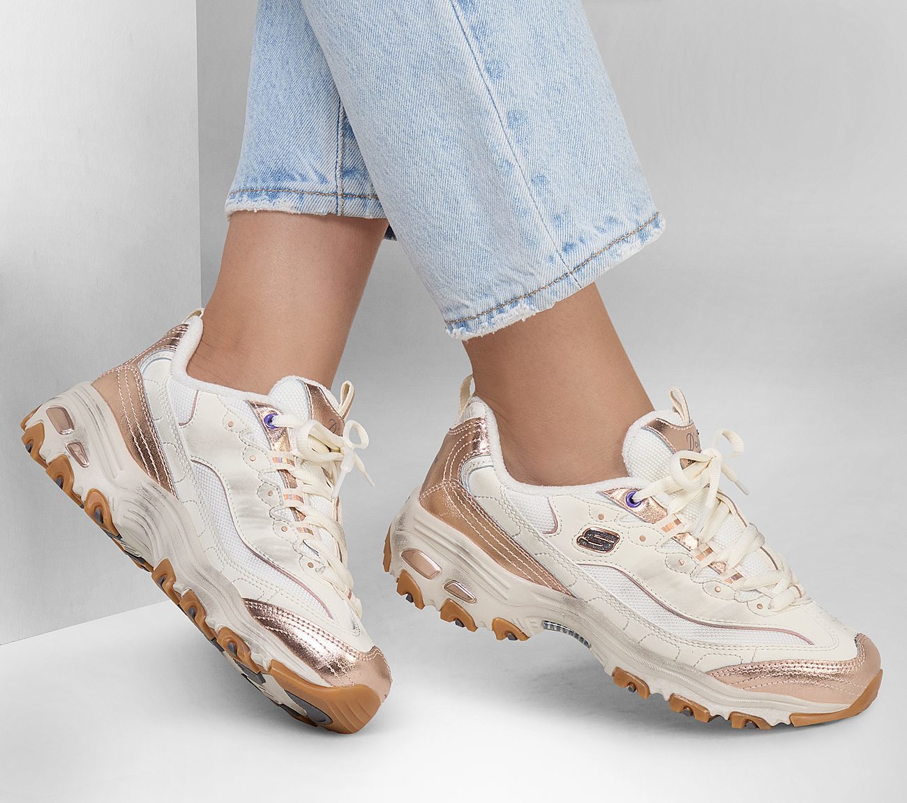Skechers Παπούτσι Γυναικείο - D Lites - Vintage Vision - 150245-NTGD NATURAL - Image 5
