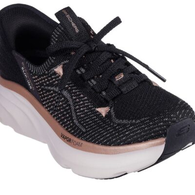 Skechers Παπούτσι Γυναικείο - D Lux Vapor - Evening Glowing 150584-BKRG Black