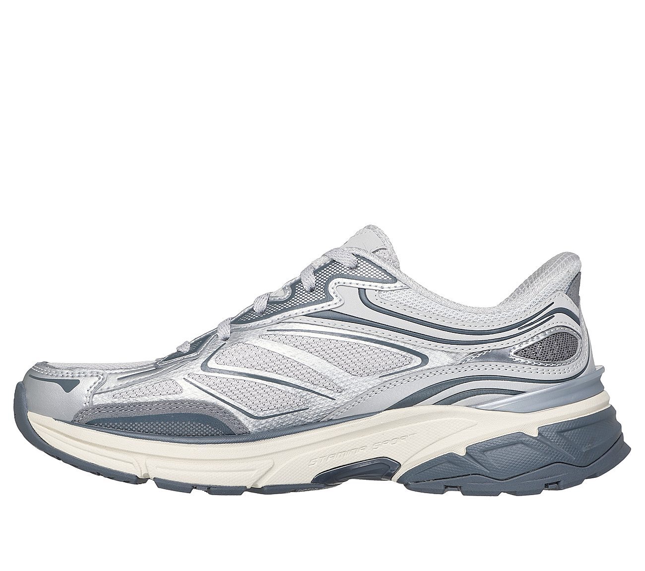 Skechers Παπούτσι Γυναικείο - Stamina Sport - 150710-SIL - Silver - Image 4
