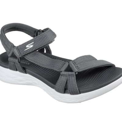 Skechers Σανδάλια Πέδιλα Γυναικεία - On the GO 600 - Brilliancy 15316-CHAR Gray