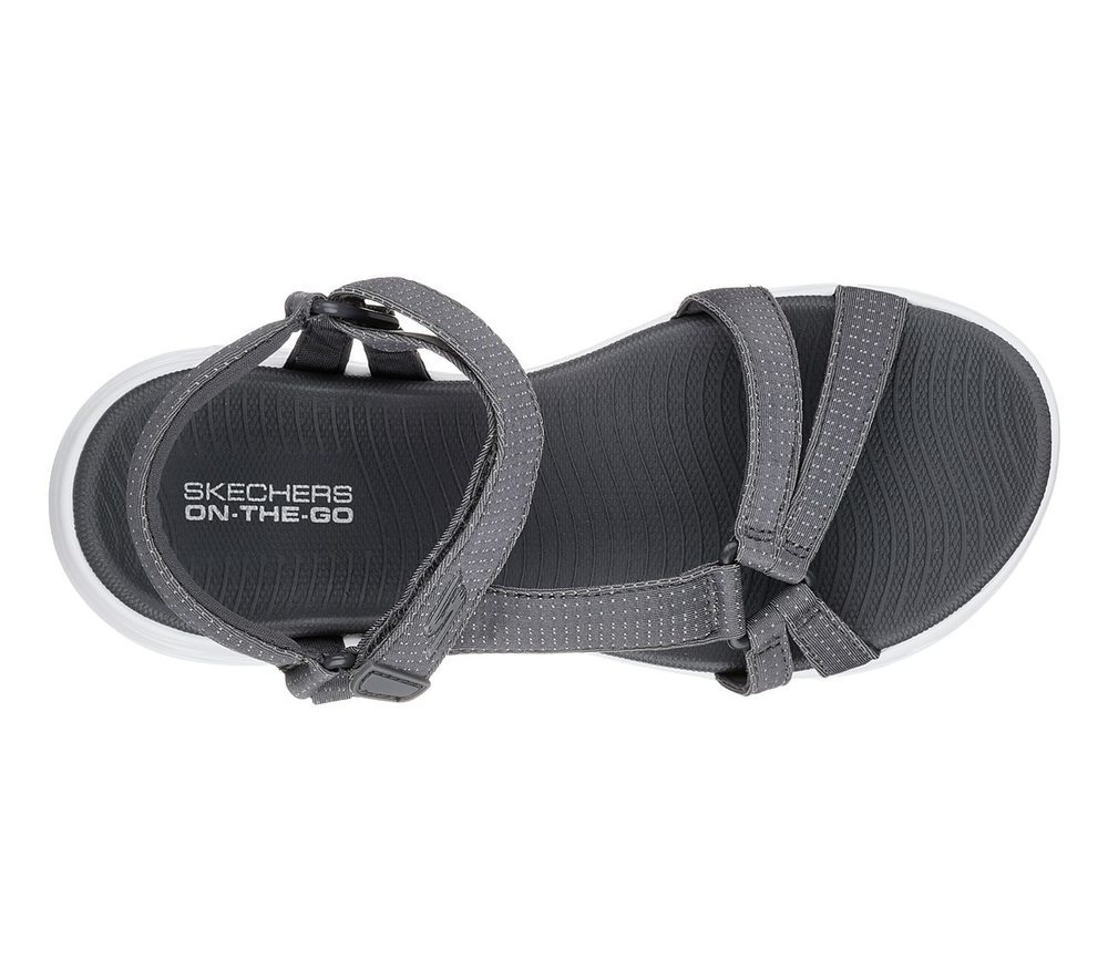 Skechers Σανδάλια Πέδιλα Γυναικεία - On the GO 600 - Brilliancy 15316-CHAR Gray - Image 3