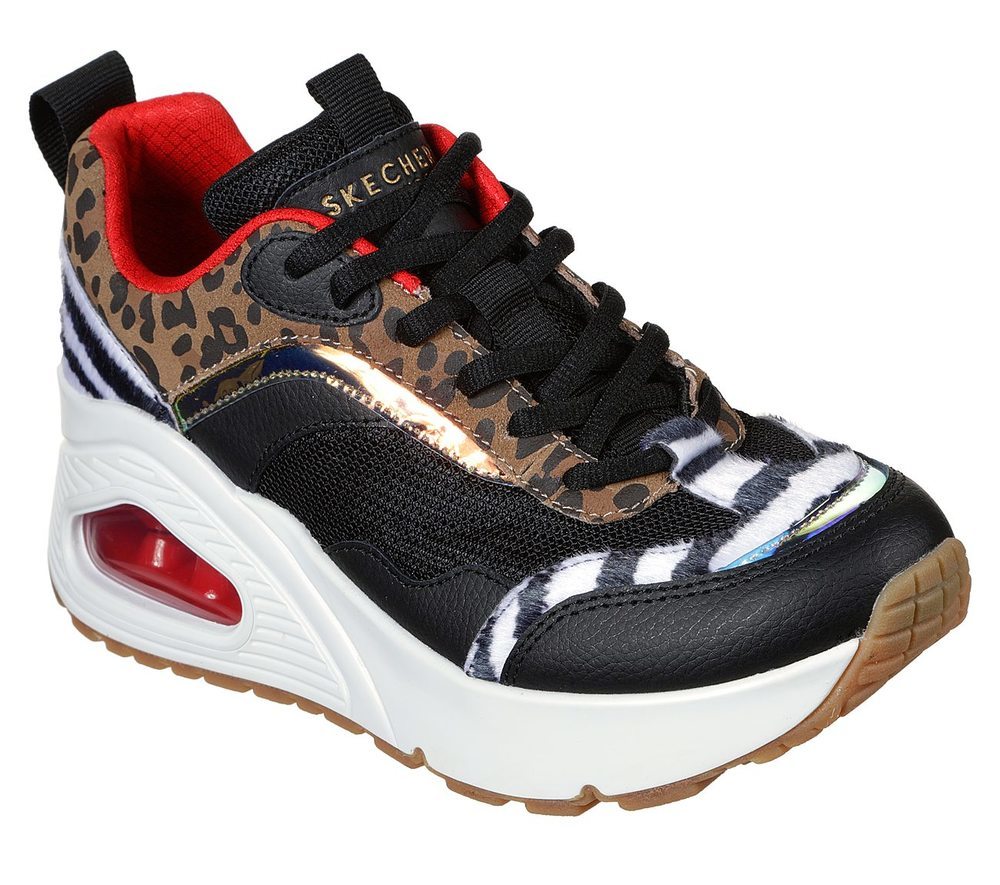 Skechers Παπούτσι Γυναικείο - Uno Hi - The Hunt 155007_BKMT Black