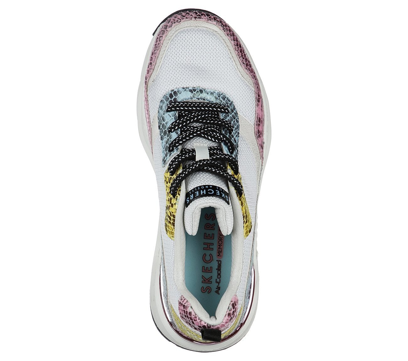 Skechers Γυναικείο Παπούτσι - Street - Rovina - Jungle Vibes - 155010-WMLT - White-Multi - Image 3