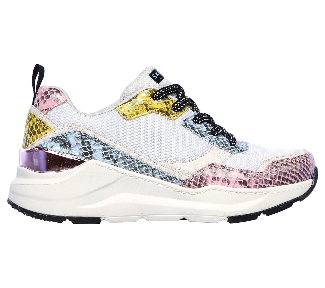 Skechers Γυναικείο Παπούτσι - Street - Rovina - Jungle Vibes - 155010-WMLT - White-Multi - Image 5