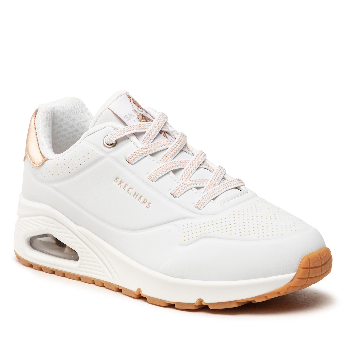Skechers Παπούτσι Γυναικείο - Uno-SHIMMER AWAY 155196-WHT White - Image 2