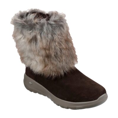 Skechers Μποτάκι Γυναικείο - On The Go Joy Snow Fox Boot 15520-Choc
