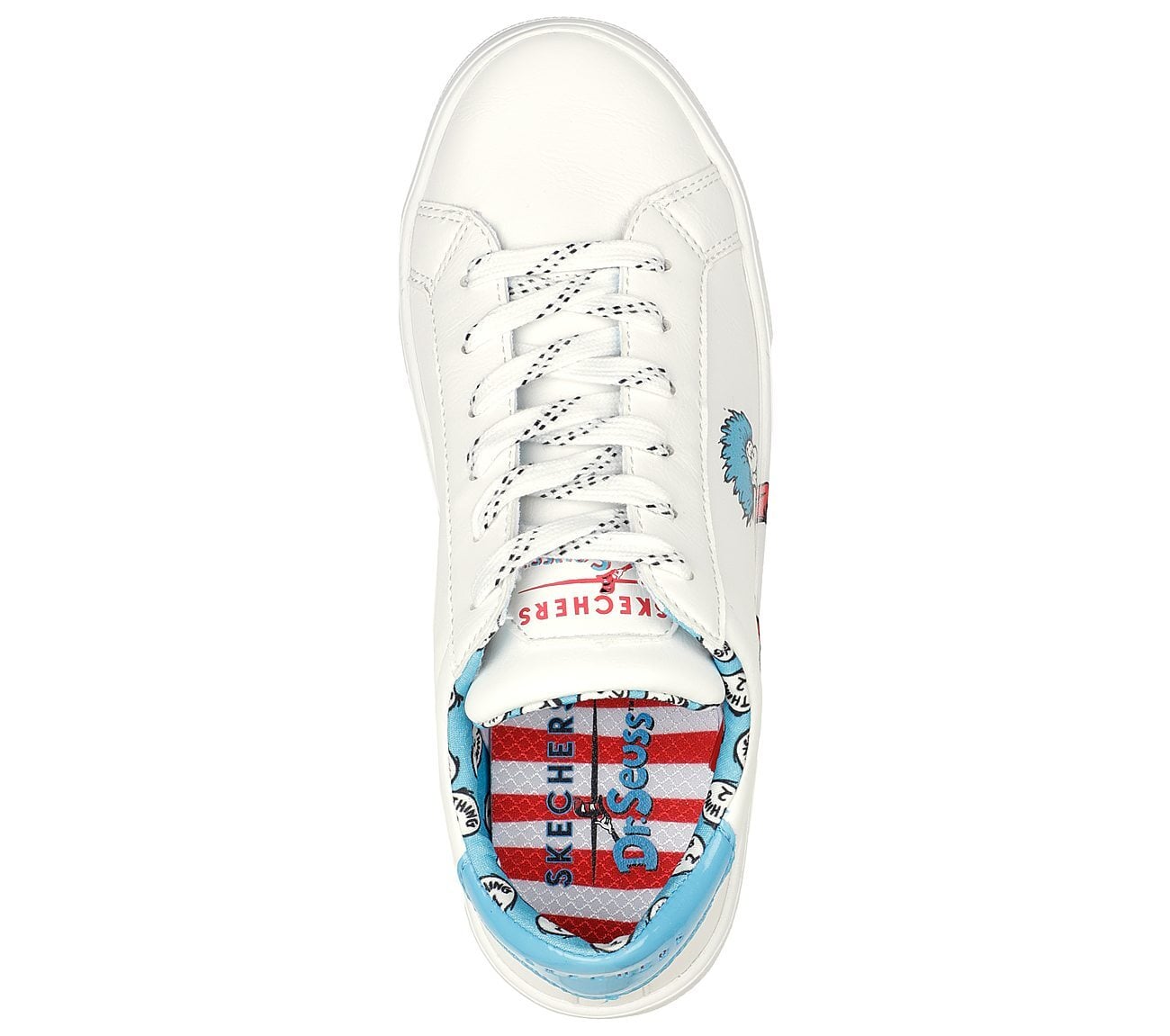Skechers Γυναικείο Παπούτσι - Dr. Seuss: Goldie 2.0 - Two Things - 155324-WBLR - White-Blue-Red - Image 3