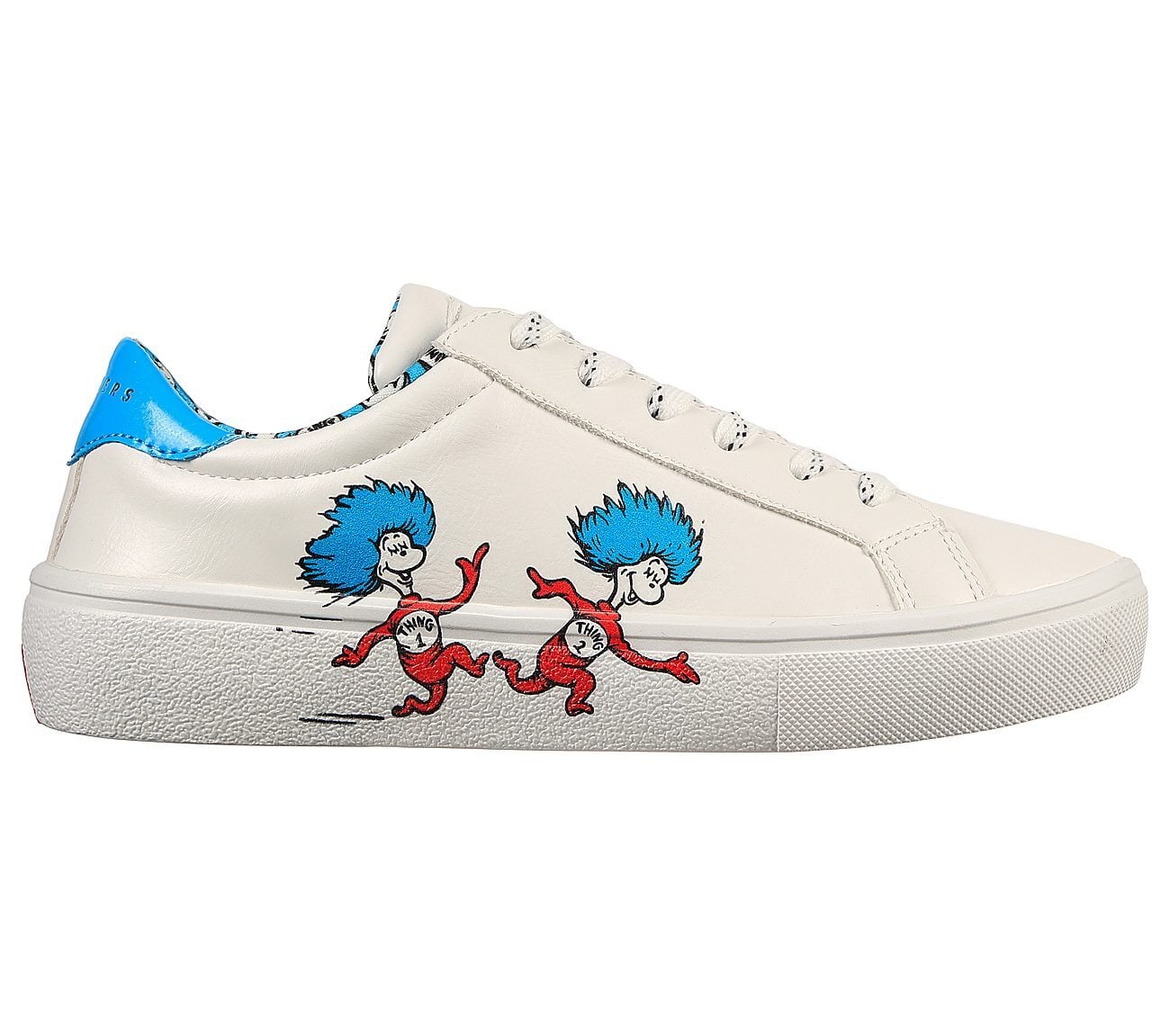 Skechers Γυναικείο Παπούτσι - Dr. Seuss: Goldie 2.0 - Two Things - 155324-WBLR - White-Blue-Red - Image 4