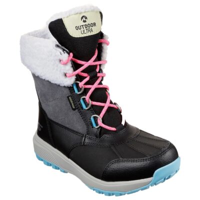 Skechers Μποτάκι  Γυναικείο  On the GO Outdoors Ultra - Snow Capped  15570-BKMT Black