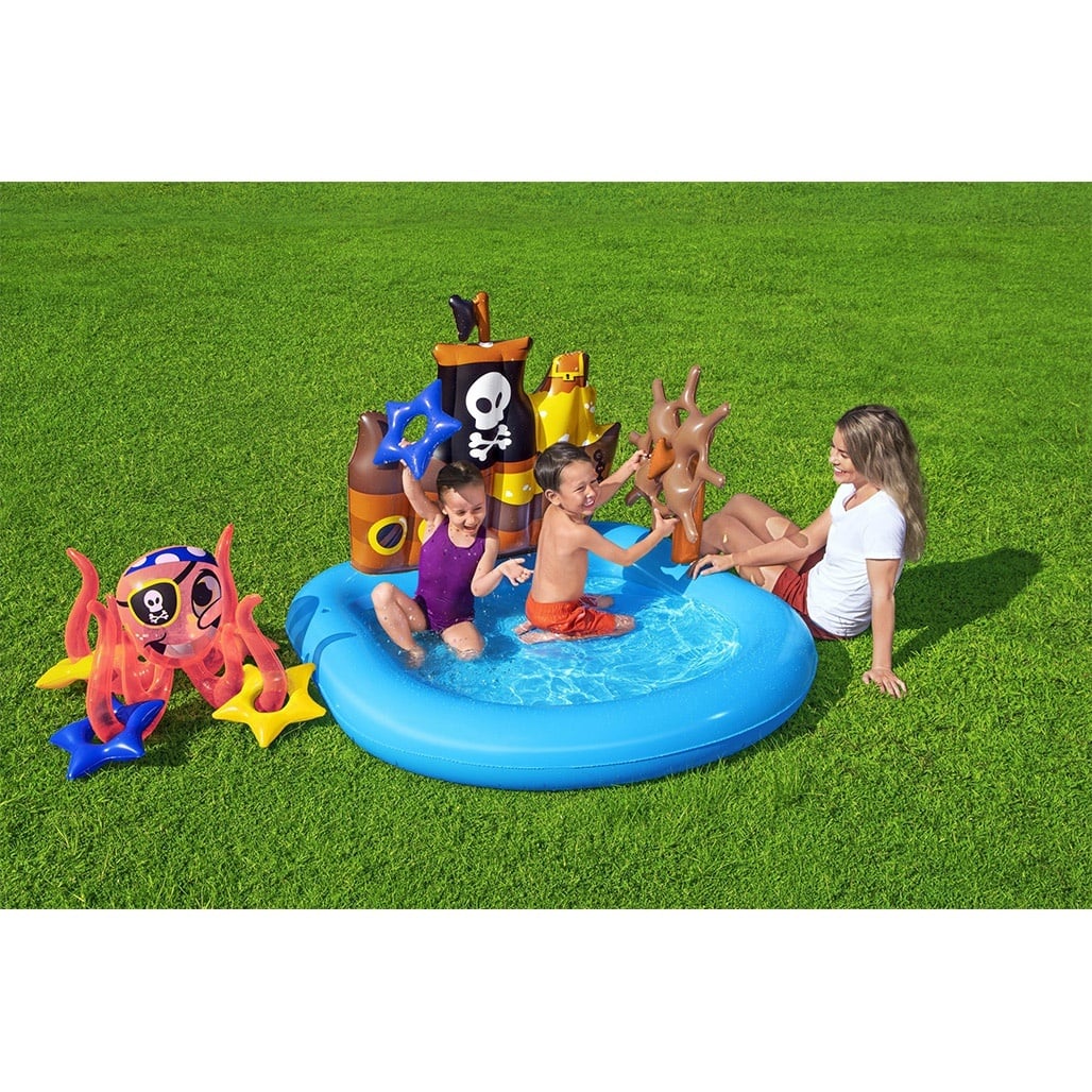 Bestway Παιδική Φουσκωτή Πισίνα - 52211 Ships Ahoy Play Center 140X130X104CM - 15736 - Multi - Image 2