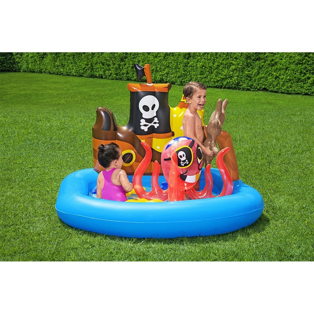 Bestway Παιδική Φουσκωτή Πισίνα - 52211 Ships Ahoy Play Center 140X130X104CM - 15736 - Multi - Image 3