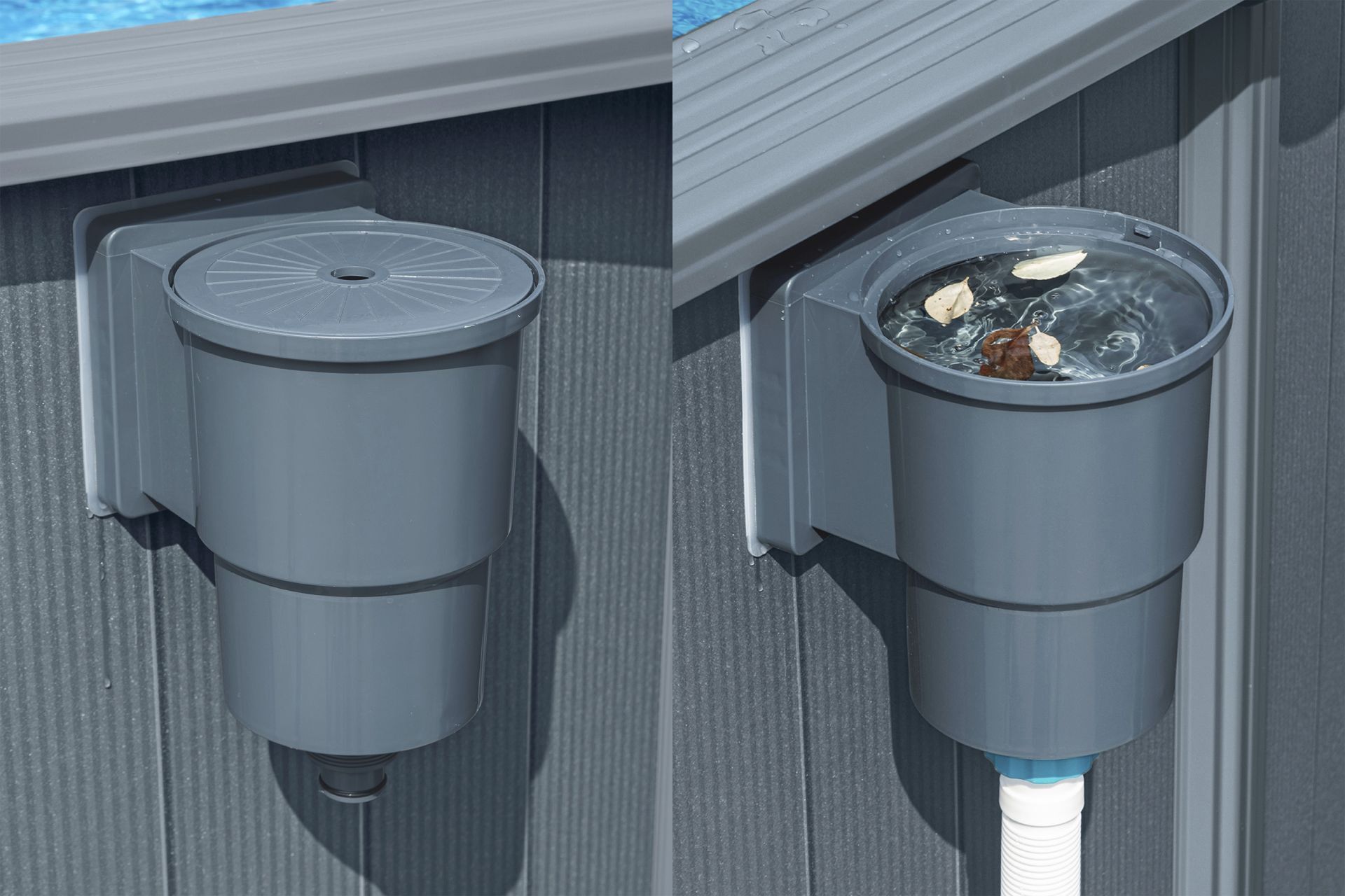 Bestway Πισίνα με ενισχυμένη κατασκευή - 561CS Hydrium 549X132CM Pool Set - 15769 - Grey - Image 7