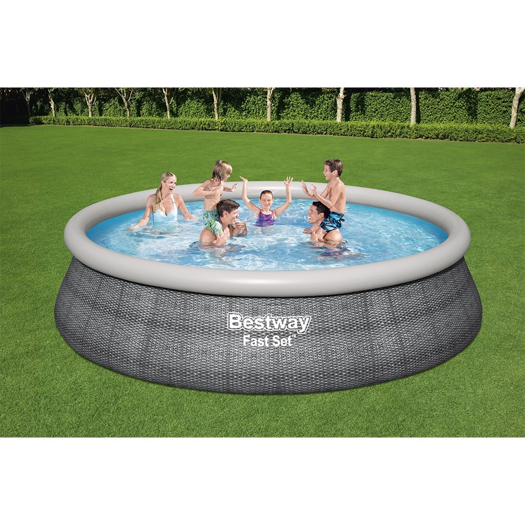 Best Way Στρογγυλή Πισίνα Φουσκωτή - Fast Pool Set 457x107cm - 15792 - Image 2