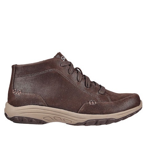 Skechers Μποτάκι Γυναικείο - Relaxed Fit: Reggae Fest 2.0 - Strike Boots 158387-CHOC Chocolate