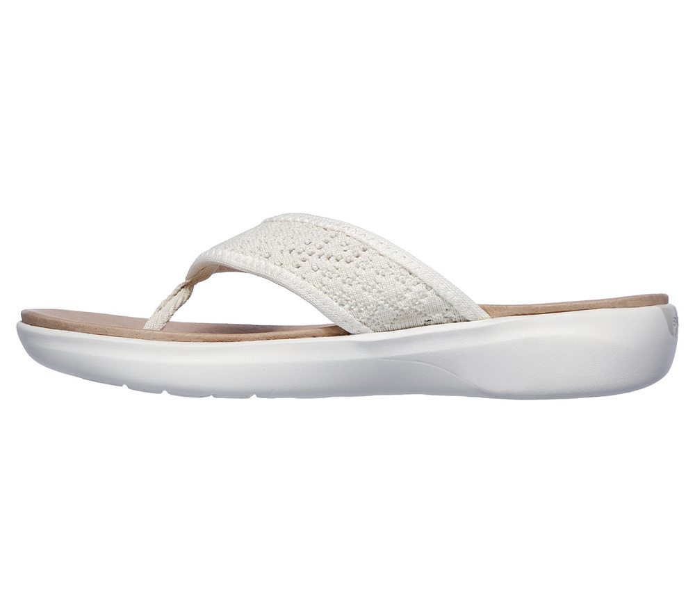 Skechers Σαγιονάρα Γυναικεία On the GO Luxe - Queen Bee - DAZZLING 16279 NAT Natural - Image 3