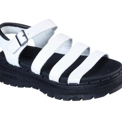 Skechers Πέδιλο-Σανδάλι Γυναικείο - Jammers - Poppin   163085-WHT White