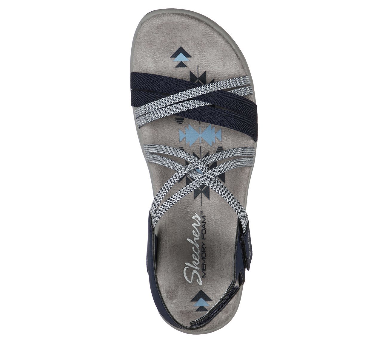 Skechers Γυναικείο Πέδιλο-Σανδάλι - Reggae Slim - Takes Two 163112-NVY - Navy - Image 2
