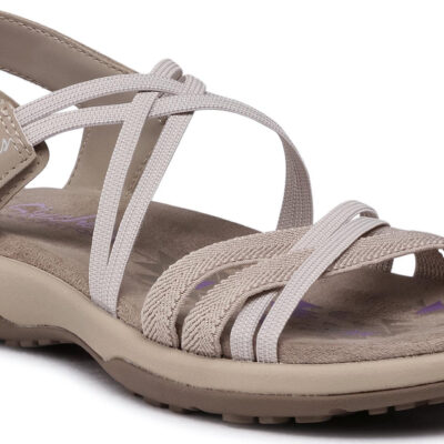 Skechers Γυναικείο Πέδιλο-Σανδάλι - Reggae Slim - Takes Two 163112-TPE Beige