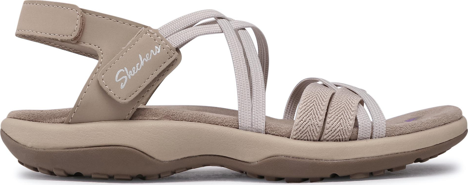 Skechers Γυναικείο Πέδιλο-Σανδάλι - Reggae Slim - Takes Two 163112-TPE Beige - Image 2