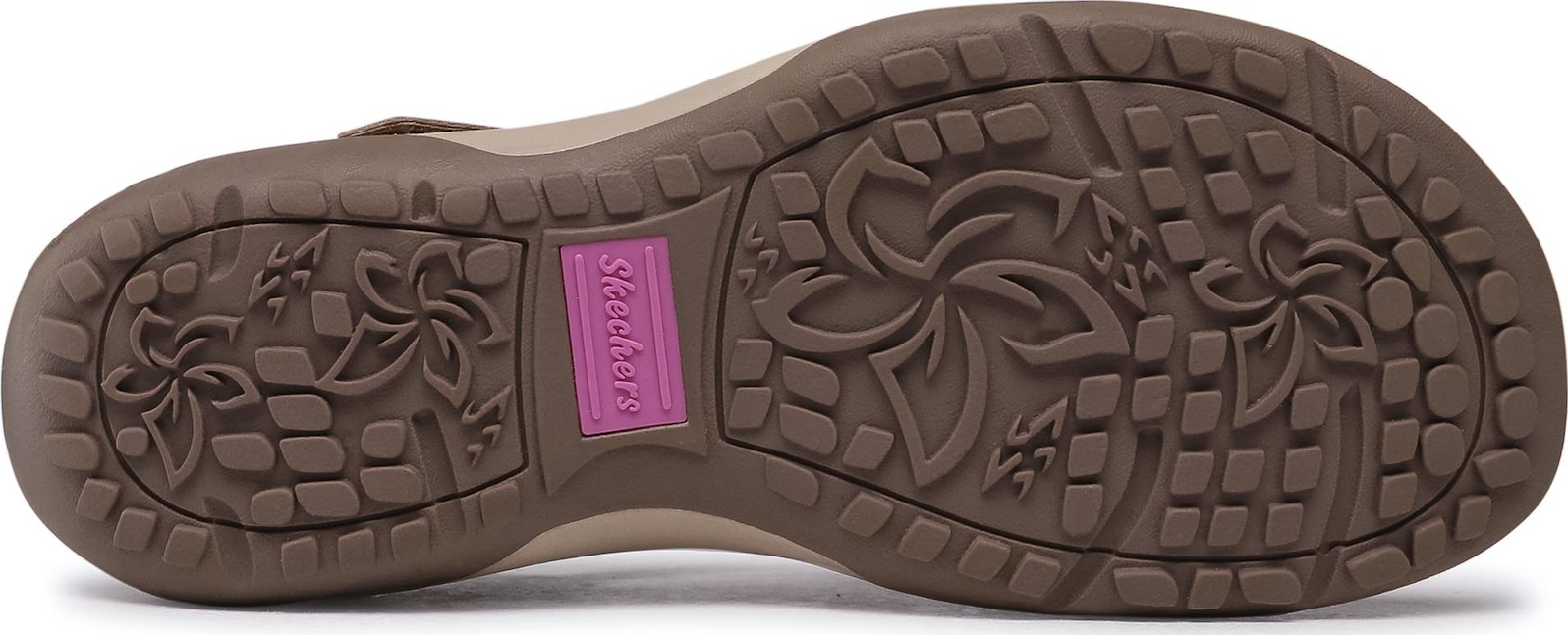Skechers Γυναικείο Πέδιλο-Σανδάλι - Reggae Slim - Takes Two 163112-TPE Beige - Image 3
