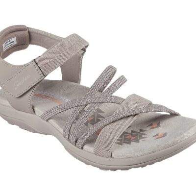 Skechers Γυναικείο Πέδιλο-Σανδάλι - Reggae Slim - Meadow Grazer - 163193-TPE NATURAL