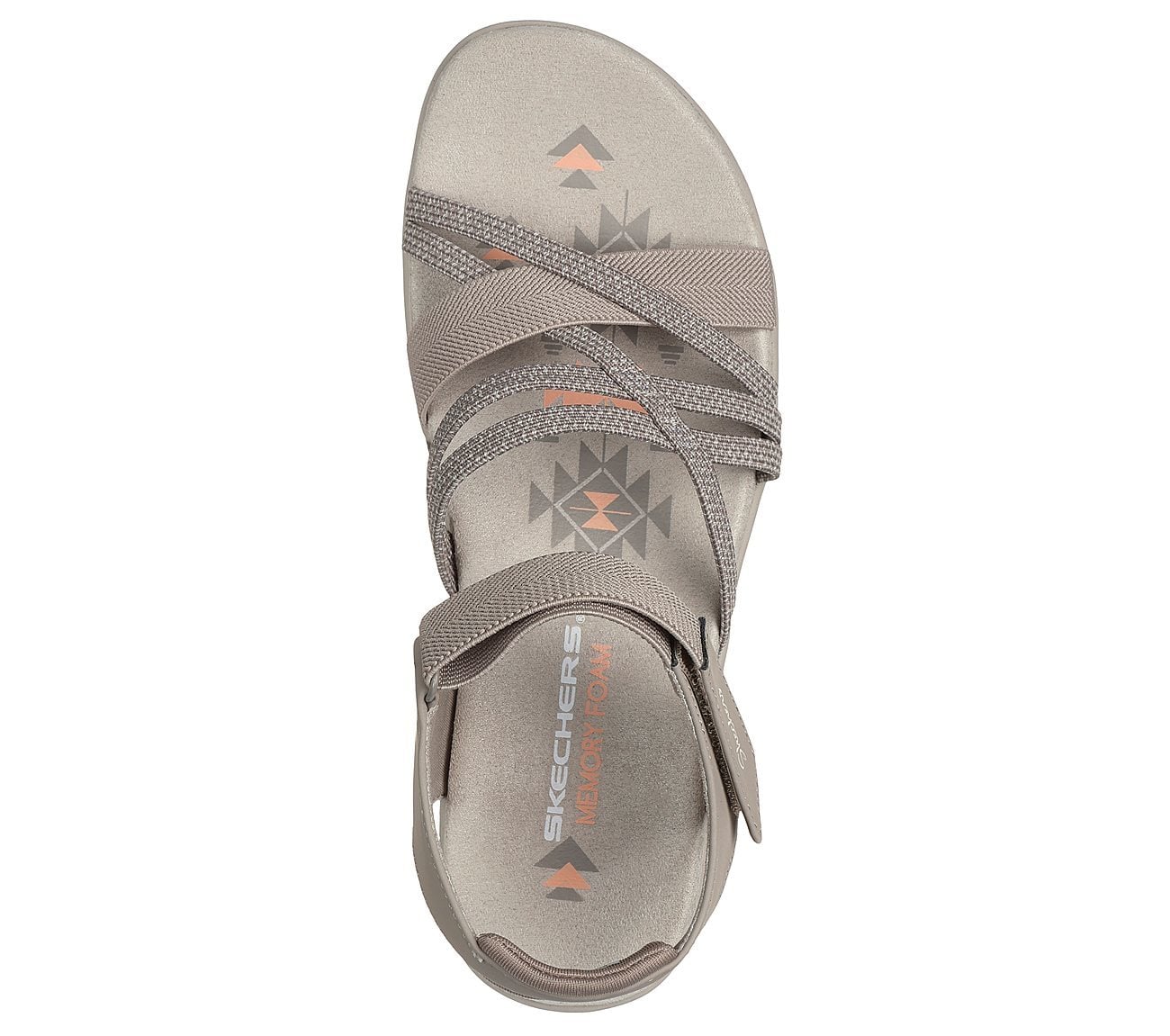 Skechers Γυναικείο Πέδιλο-Σανδάλι - Reggae Slim - Meadow Grazer - 163193-TPE NATURAL - Image 4