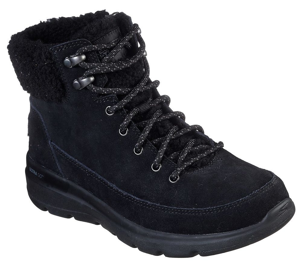 Skechers Μποτάκι Γυναικείο - On the GO Glacial Ultra - Woodlands 16677-BBK Black