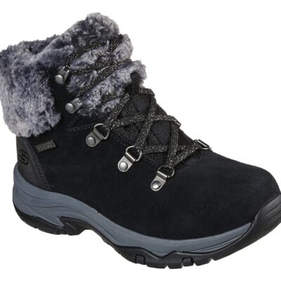 Skechers Μποτάκι Γυναικείο - Relaxed Fit: Trego - Falls Finest - 167178-BLK  Black