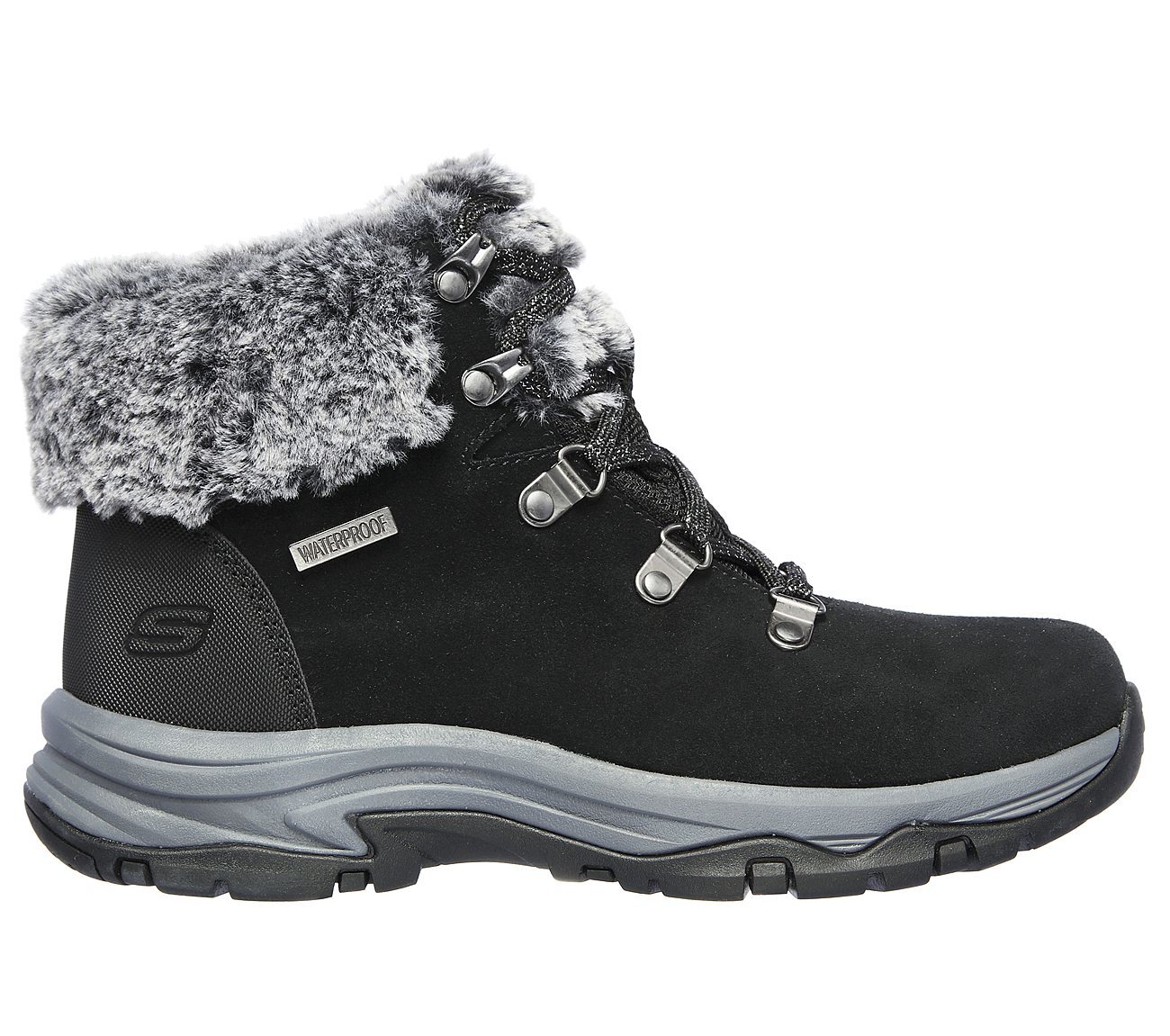 Skechers Μποτάκι Γυναικείο - Relaxed Fit: Trego - Falls Finest - 167178-BLK Black - Image 6