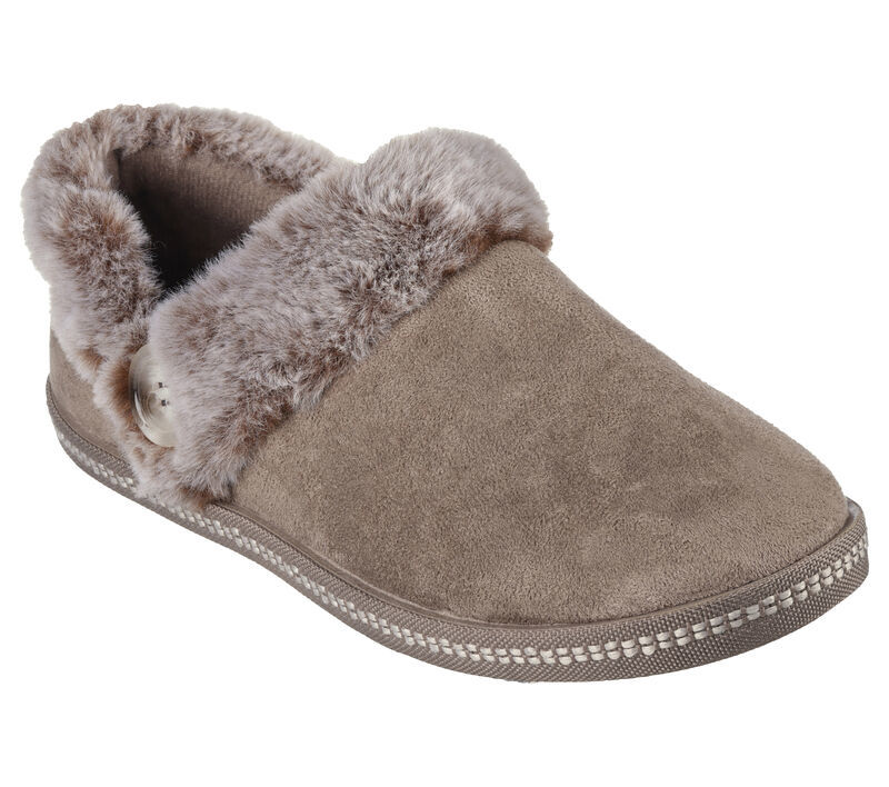 Skechers Γυναικεία Παντόφλα - Cozy Campfire - Fresh Toast 167219-DKTP - DARK TAUPE