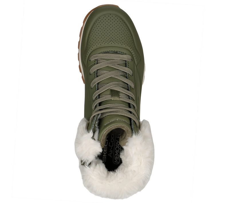 Skechers Μποτάκι Γυναικείο - Modern Comfort Winter Uno Rugged - 167274-OLV - Image 3