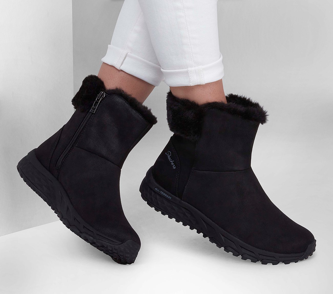 Skechers Μποτάκι Γυναικείο - Escape Plan - Cozy Collab - 167413-BBK - Image 5