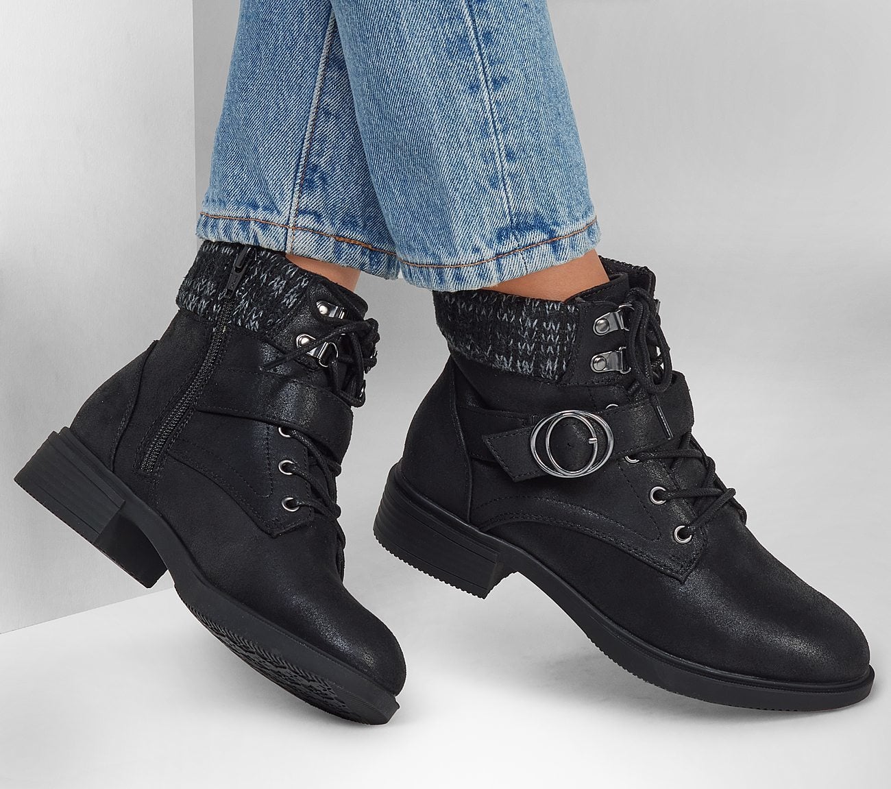Skechers Μποτάκι Γυναικείο - Tenley - Dreaming Of Fall 167951-BLK Black - Image 5