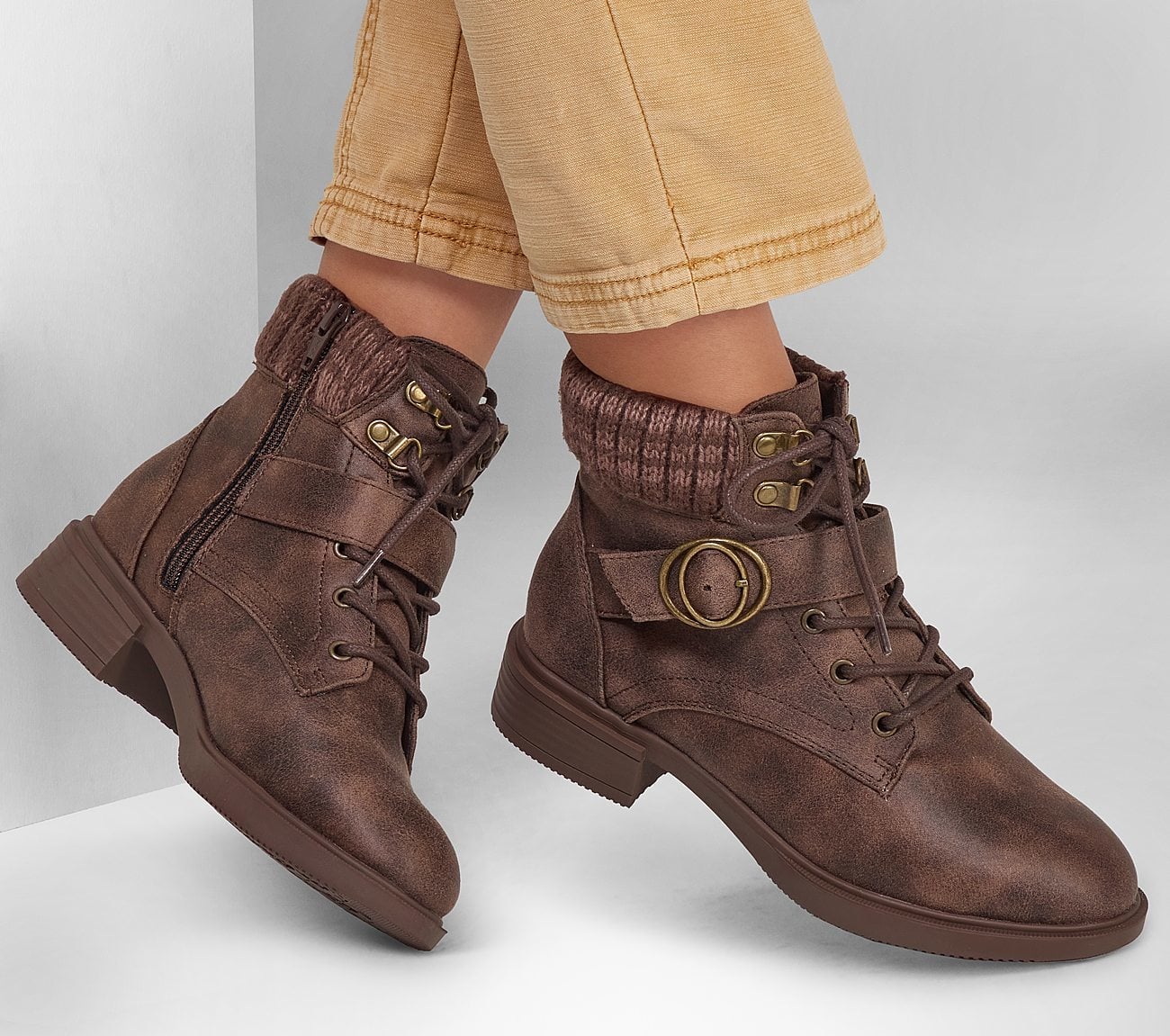 Skechers Μποτάκι Γυναικείο - Tenley - Dreaming Of Fall 167951-BRN BROWN - Image 5