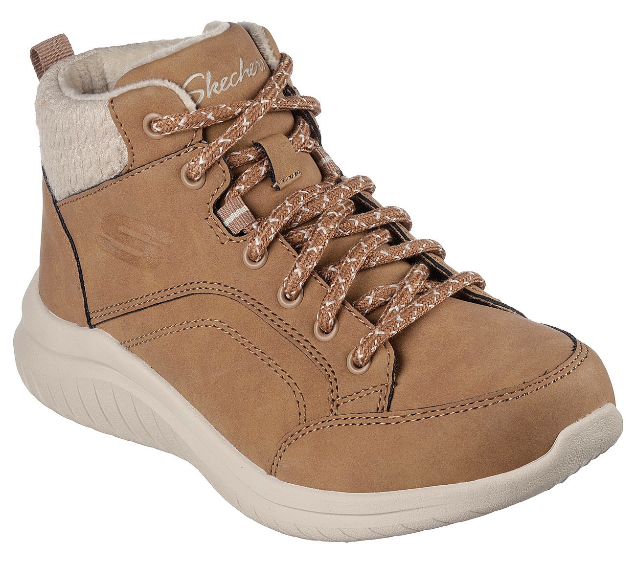 Skechers Μποτάκι Γυναικείο - Ultra Flex 2.0 - Casual Mix 167973-CSNT BROWN