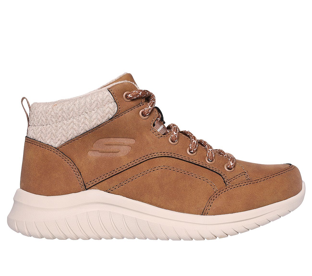 Skechers Μποτάκι Γυναικείο - Ultra Flex 2.0 - Casual Mix 167973-CSNT BROWN - Image 5