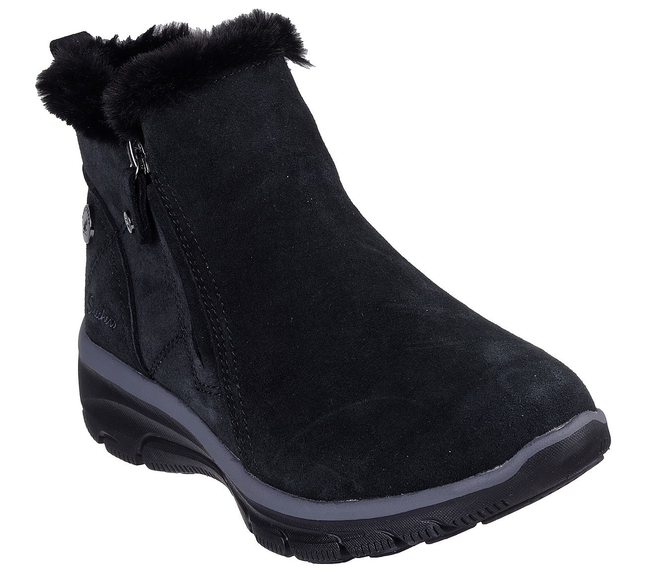 Skechers Μποτάκι Γυναικείο - Easy Going - High Zip 2 168042-BBK Black
