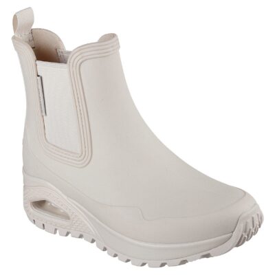 Skechers Μποτάκι Γυναικείο - Uno Rugged - Dancing N The Rain 177183-OFWT  WHITE