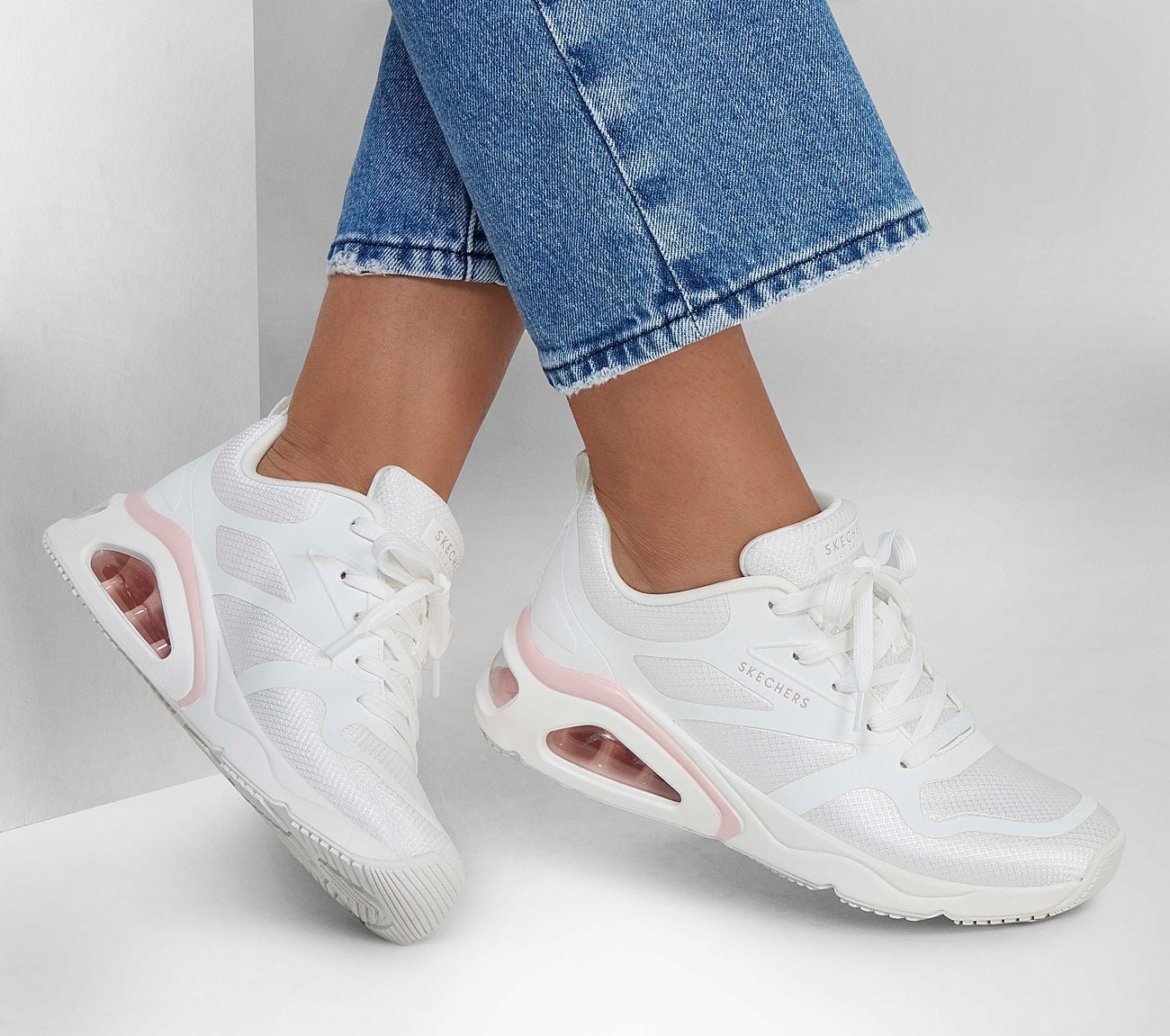 Skechers Παπούτσι Γυναικείο - Tres-Air Uno - Revolution-Airy 177420-WHT - White - Image 5