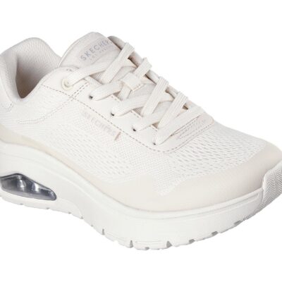 Skechers Παπούτσι Γυναικείο - Uno Flex - Spring On Air 177794-OFWT WHITE